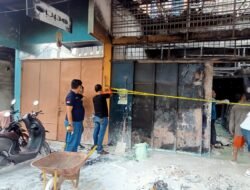 Polres Pelabuhan Belawan Dan Polsek Medan Labuhan Amankan Lokasi Kebakaran Di Marelan