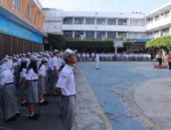Kapolres Pematangsiantar Pembina Upacara Bendera Di SMA Sultan Agung, Jauhi Narkoba