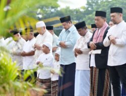 Gubernur Bobby Nasution Salat Iduladha Bersama Ribuan Warga Binjai, Pemprov Sumut Salurkan 167 Hewan Kurban