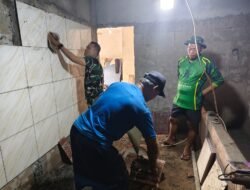 Progres Rehab MCK Panti Asuhan Karena Doa Capai 62 Persen, Prajurit Korem 051/Wkt Dan Masyarakat Terus Bersinergi