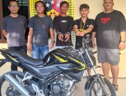 Gerak Cepat Polsek Bandar Huluan Ringkus Dua Pelaku Pencurian Sepeda Motor, Korban Rugi Rp 20 Juta
