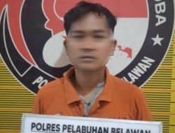 Sat Narkoba Polres Pelabuhan Belawan Tangkap Bandar Sabu Di Bagan Deli, Ditemukan Senjata Dan Uang Belasan Juta Rupiah