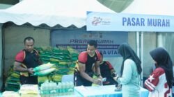 Semarak HUT Bhayangkara Ke-80, Brimob Sumut Bagikan 1.000 Porsi Makan Gratis Dan Gelar Pasar Murah untuk Warga di Car Free Day Medan”