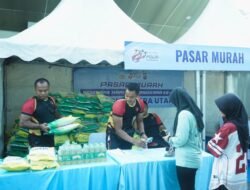 Semarak HUT Bhayangkara Ke-80, Brimob Sumut Bagikan 1.000 Porsi Makan Gratis Dan Gelar Pasar Murah untuk Warga di Car Free Day Medan”