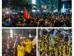 Aksi Unjuk Rasa Ribuan Mahasiswa Hingga Malam Hari Tuntut 5 Kebijakan Pemerintah