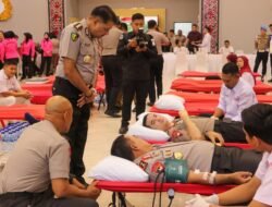 Sambut HUT Bhayangkara ke-80, Polda Sumut Gelar Bakti Kesehatan Donor Darah Untuk Kemanusiaan