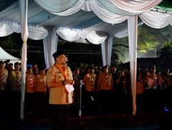 Bobby Nasution Bermalam Bersama Ribuan Pramuka, Api Unggun Kobarkan Semangat Jamdasu XI
