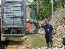 Sesuai Arahan Gubernur Bobby Nasution, Tim Terpadu Tindak Tegas Pertambangan Emas Tanpa Izin Di Kotanopan