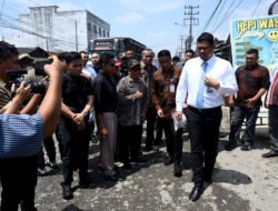 Kabar Gembira Warga Marelan Dan Sekitarnya, Bobby Nasution Pastikan Jalan Helvetia Pasar 9 Diperbaiki Agustus