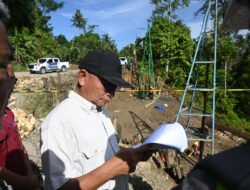 Wagub Surya Pastikan Pembangunan Bronjong Jalan Miga-Lolowua Tepat Waktu