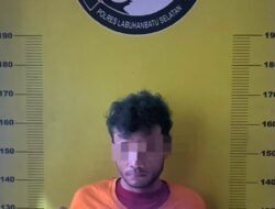 Polres Labuhanbatu Selatan Berhasil Ungkap Kasus Peredaran Narkotika, Seorang Pria Diamankan Dengan Barang Bukti Sabu 8,20 Gram