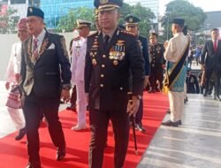 Wong Chun Sen Bacakan Teks Proklamasi pada Upacara HUT ke-81 RI di Lapangan Merdeka Medan