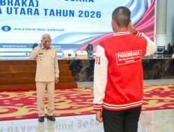 Tuntas Jalankan Tugas HUT Ke-81 RI, Wagub Sumut Lepas Pemulangan 74 Paskibraka