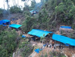 Tim Gabungan Tertibkan PETI Di Pegagan Hilir, 47 Camp Hingga Mesin Dimusnahkan