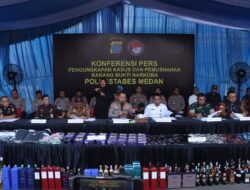 Polrestabes Medan Ungkap 1.187 Kasus Narkoba Dalam 300 Hari Musnahkan Puluhan Kilogram Barang Bukti