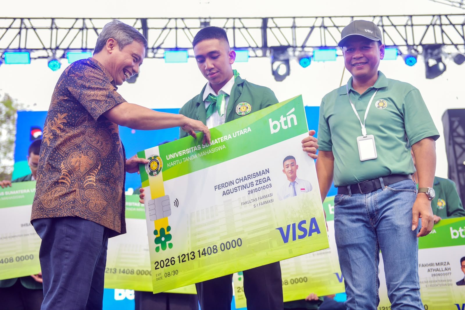 BTN Luncurkan 9.800 KTM Co-Branding Bersama USU, Perkuat Ekosistem Transaksi Mahasiswa