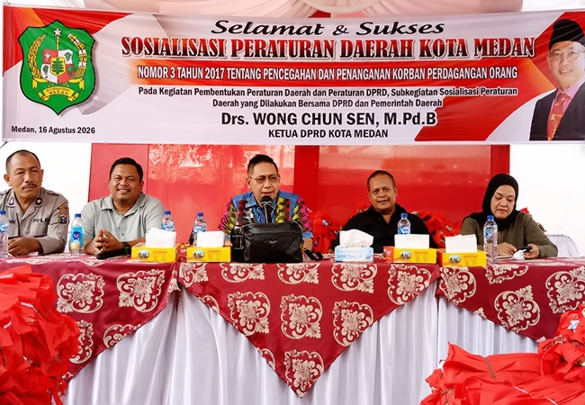 Sosper di Medan Timur, Wong Chun Sen Bahas Perdagangan Orang hingga Risiko Judi Online