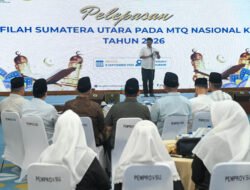 Bobby Nasution Lepas Kafilah Sumut Ke MTQ Nasional 2026 Di Semarang