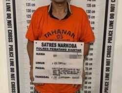 Polres Siantar Amankan Pria Miliki Ganja 470 Gram