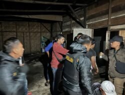 Polres Karo Gerebek Lokasi Diduga Sarang Narkoba Di Berastagi, Tujuh Orang Positif Metamfetamina