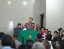 Minggu Kasih Di Gereja HKBP Sudirman, Kapolda Sumut Ajak Masyarakat Perangi Narkoba Dan Jaga Kamtibmas